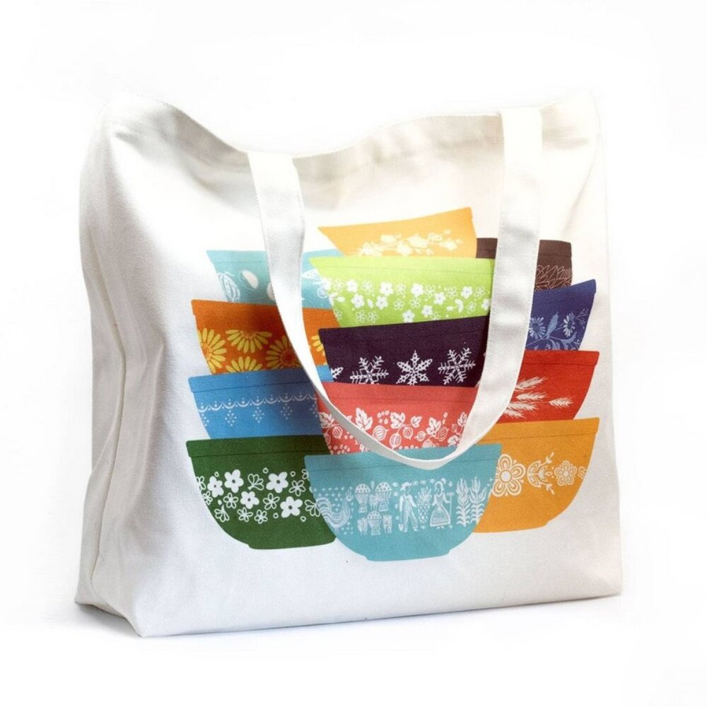 Large Pyrex Bowls Tote Bag